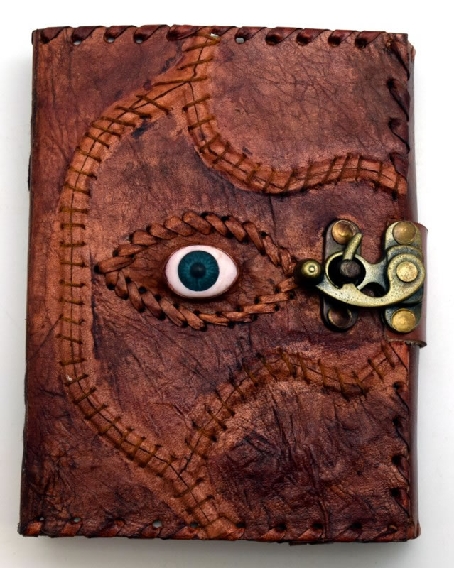 Leather Embossed Sacred Eye Journal